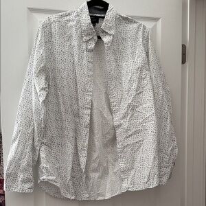 J. Crew Navy Print Shirt